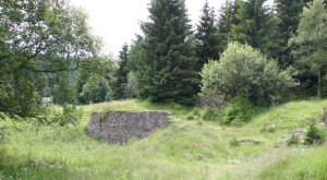 Zaniklá obec Fláje, přehrada