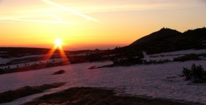 Východ slunce na Sněžce Východ slunce na Sněžce