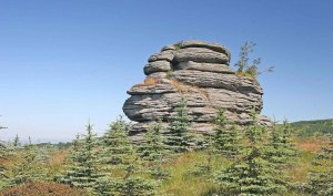 Klínový vrch a Pytlácká skála Klínový vrch a Pytlácká skála